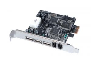 Placa PCI-e, 2xFireware + 3xUSB 2.0 Ultron UCPe-200 (41549)