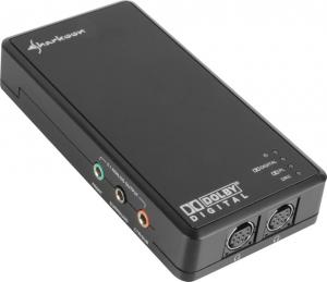 SHARKOON X-Tatic Sound Control Unit (SCU) Dolby Digital Converter 5.1, compatibil PC/Xbox/PS3 4044951008704