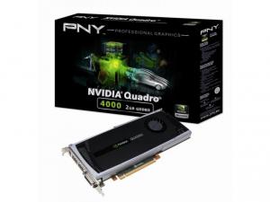NVidia PNY Quadro 4000 VCQ4000-PB 2GB GDDR5 256-bit, PCIex16, DVI/2*DP, OpenGL 4.0