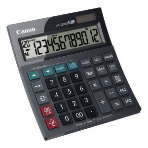 Calculator de birou AS-220RTS, 12 Digit, functii financiare, dual power, Canon
