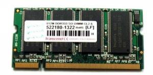 Memorie TRANSCEND SODIMM DDR 512MB TS64MSD64V3J