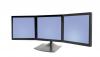 Suport pentru 3xLCD max 21in, negru, Ergotron Triple LCD Stand Horizontal seria DS100 (33-323-200)