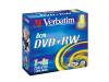 VERBATIM DVD+RW mini 4x 1.4GB Jewel Case