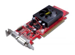GeForce FX8400GS (567Mhz), PCI-Ex16, 256Mb DDR2 (700Mhz, 64bit), cooler, TV-out, DVI, PALIT