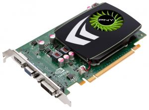 NVidia PNY GF GT 220 (625Mhz), 1GB DDR2 (1000Mhz, 128bit), PCIe2.0, VGA/DVI/HDMI