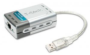 USB 2.0 Fast Ethernet Adapter, RJ45 10/100Mbps, D-LINK DUB-E100