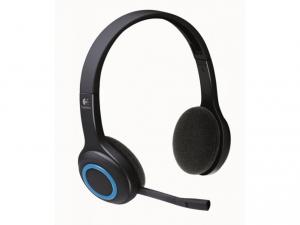 Casti cu microfon wireless Headset H600, Noise-canceling, control volum pe casca, Logitech, (981-000342)