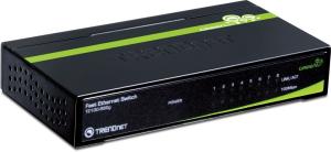 Switch TRENDNET TE100-S80G, 8-port 10/100Mbps, GREENnet, Metal case