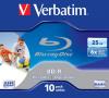 Verbatim bd-r single layer, 6x, 25gb, printable