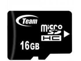 MICRO SDHC 16GB CLASS4 E5 With 2 adapter, TEAM TG016G0MC24B