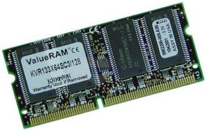 SODIMM SDRAM 128MB PC133 KVR133X64SC3/128