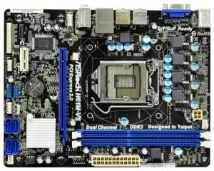 MB LGA1155, H61M-VS3, 2*DDR3/1333, VGA max 1759MB, PCIEx16, PCIex1, 4*SATA2, LAN, 6*USB2.0, 5.1ch, ASROCK