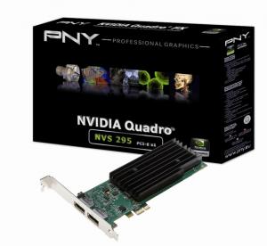 Placa video PNY TECHNOLOGIES QUADRO NVS 295 256MB DDR3