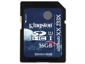 SECURE DIGITAL CARD 16GB SDHC Class 4 Ultimate XX, Kingston SDHA1/16GB