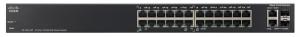 Switch Cisco SF200-24P, 10/100 24 Ports + 2 Combo mini-GBIC Ports, Web-GUI/QoS/IPv6