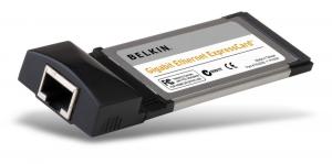 Placa de retea Gigabit Ethernet ExpressCard, 34mm, Belkin F5U250EA