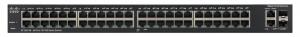 Switch Cisco SF200-48, 10/100 48 Ports + 2 Combo mini-GBIC Ports, Web-GUI/QoS/IPv6