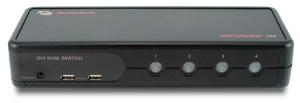 SWITCHVIEW 130 Desktop KVM, 4-port, USB, DVI, Audio, AVOCENT 4SV130BND1-202