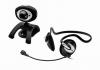 Kit camera web + casti cu microfon TRUST Chat &amp; VoIP, 640x480, sliver/black, (16431)