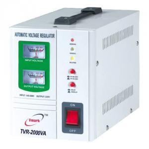 Regulator de tensiune QUANTEX TVR-2000VA, display LED, protectie la scurt-circuit/supra-incarcare