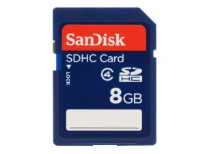 Card memorie SANDISK SD CARD 8GB SDHC