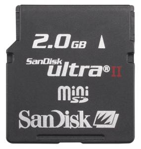 Card memorie SANDISK MiniSD Ultra 2GB