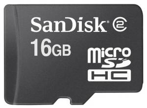 Card memorie SANDISK SD CARD 16GB MICROSD