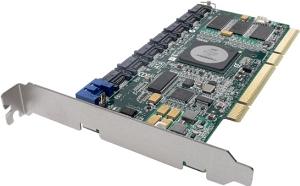 SATA II Raid Card Adaptec 2820SA, PCI-X 8-port 64bit 133MHz (3.3V), 3GB/s, RAID 0/1/5/10/6/JBOD (2254300-R)