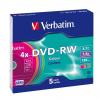 Verbatim dvd-rw 4x, 4.7gb, diverse