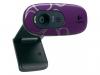 Camera web Logitech C270 purpuriu, 1.3MB, Video: 1280 x 720 pixels, microfon, USB2.0  (960-000807)