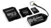 MicroSD 8GB cu 2 adaptoare + USB micro-reader