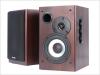 Sistem audio 2.0, b-72 microlab, 16 w rms, lemn, reglaje volum,