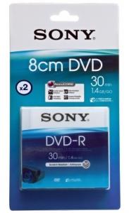 DVD-R Sony 8cm, 30 min., 2buc/ blister, 2DMR30A-BT
