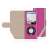 Husa pentru ipod nano 4g leather folio, pink,