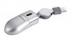 Mouse combo (usb+ps/2) optic travel, silver, cablu