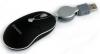 Mouse USB Laser Travel, Black, Cablu retractabil, 1600 DPI, Verbatim (49008)
