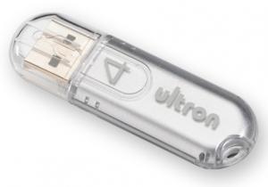 Pen flash 4GB, USB 2.0, argintiu, Ultron (79349)
