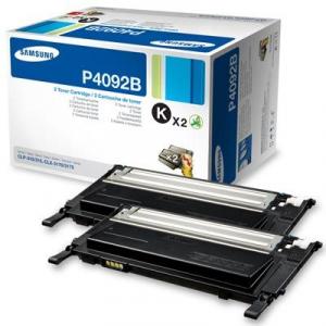 Toner CLT-P4092B Black pentru CLP-310, 310N, 315, 315W, CLX-3170FN, CLX-3175FN, 1500 PAGINI, 2 tonere, Samsung