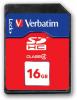 Secure Digital SDHC 16GB clasa 4, Verbatim (44020)