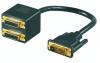 Splitter DVI-I 24+5 la 2 conectori DVI-I 24+5, 0.2m, 7002017, Mcab