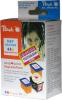 Consumabil PEACH 2 rezerve (2x17ml) color + cap imprimare, compatibil cu cartusele HP 6657 (57), 8728 (28), 9352 (22), PI300-92