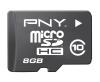 MICRO SD CLASS 10 8GB, PNY SDU8GBHC10-EF