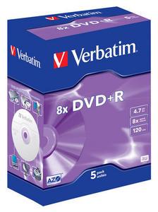 VERBATIM DVD+R 4x 4.7GB  Live It Videobox