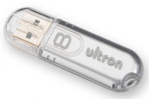 Pen flash 8GB, USB 2.0, argintiu, Ultron (79350)
