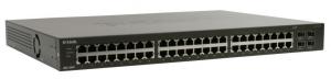 Switch Gigabit D-Link DGS-3048, 48*GLan + 4*SFP (mini-GBIC), management, Full-duplex, Layer 2