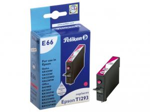 Cartus magenta pentru Epson Stylus SX420W/SX425W/SX525WD, 9ml, compatibil T1293, (4106940) Pelikan