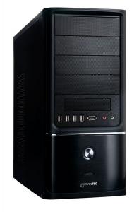 Carcasa Revoltec Sixty 4 Midi Tower, ATX/ micro-ATX, eSATA, audio, USB 2.0, neagra, fara sursa, (RG021)