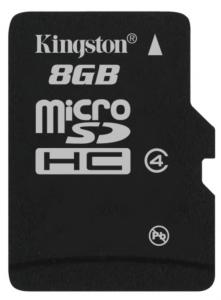 Card memorie KINGSTON MicroSD HC clasa4 8GB