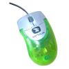 Mouse SERIOUX Rainbow 580 transparent green