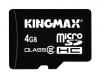 Card memorie kingmax microsd 4gb sdhc +